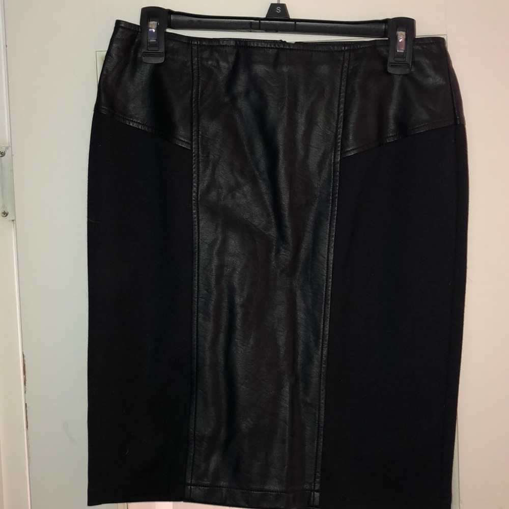 Apt 9 Faux Leather Pencil Skirt Size 4